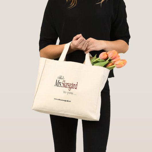 "Mrs. Skarsgard" Tote-Tasche Mini Stoffbeutel (Vorderseite (Produkt))