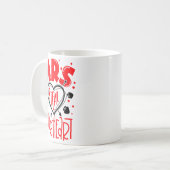 Mrs Steal Your Heart Valentines Day Matching Coup  Kaffeetasse (Vorderseite Links)