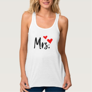 Mrs. Tank Top - Niedlich & modern Herzdesign