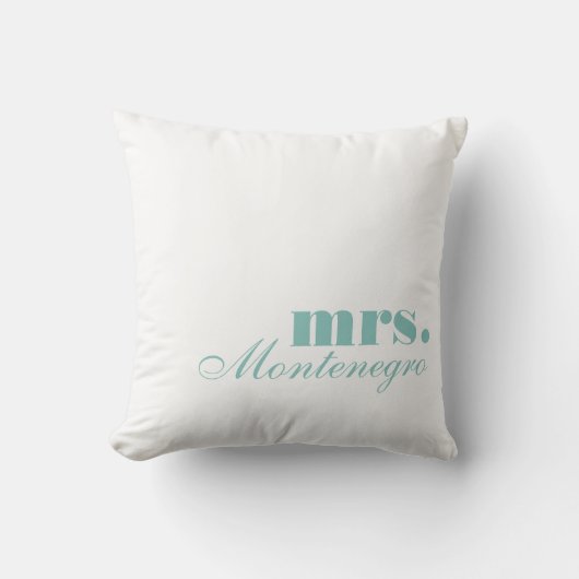 Mrs. Throw Pillows | Set Throw Pillow Kissen (Vorderseite)