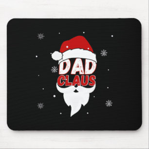 Mrs. und Mr. Claus Paples Matching Christmas Pajam Mousepad
