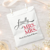 Mrs. und Mrs. Wedding Geschenktütchen (Ausgeschnitten)