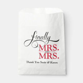 Mrs. und Mrs. Wedding Geschenktütchen
