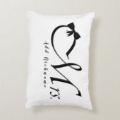 Mrs. with Bow Dekokissen (Rückseite(Vertikal))