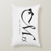 Mrs. with Bow Dekokissen (Vorderseite(Vertikal))