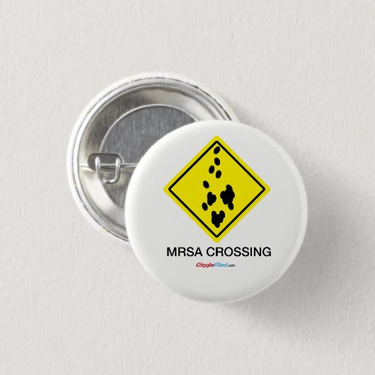 MRSA Überfahrt-Zeichen Button (Vorne & Hinten)