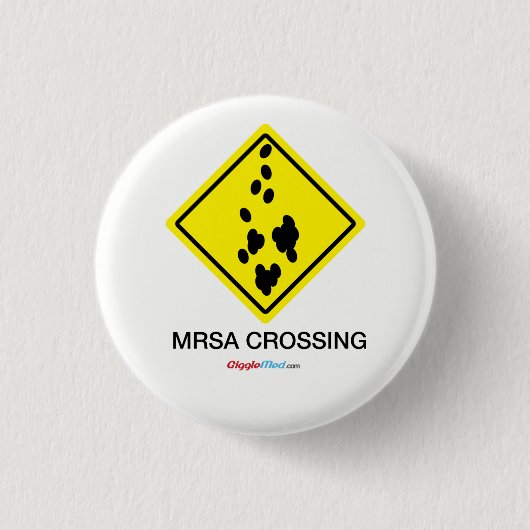 MRSA Überfahrt-Zeichen Button (Vorderseite)