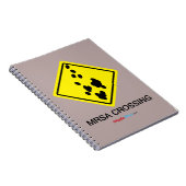 MRSA Überfahrt-Zeichen Notizblock (Rechte Seite)