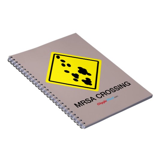 MRSA Überfahrt-Zeichen Notizblock (Rechte Seite)
