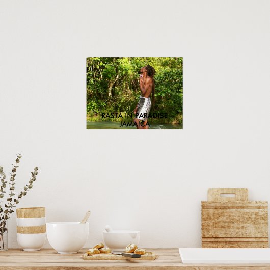 mrsjamrock-p@sbcglobal.net 025, RASTA IN PARADI... Poster (Küche)