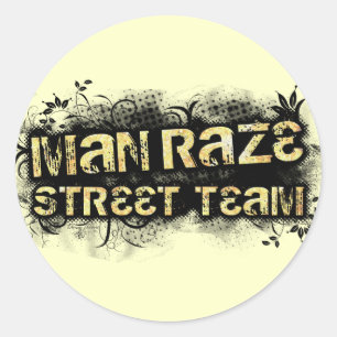 MRST-Gelber Aufkleber