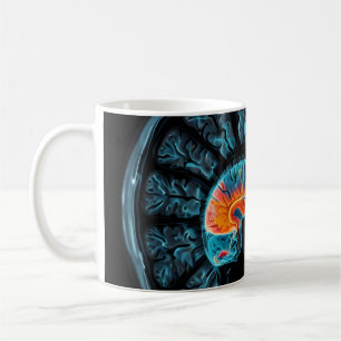 MRT-Gehirnuntersuchung Kaffeetasse