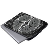 MRT-Gehirnuntersuchung Laptopschutzhülle (Vorne Knopf)