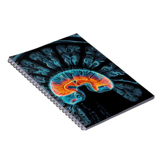 MRT-Gehirnuntersuchung Notizblock (Rechte Seite)