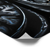 MRT-Gehirnuntersuchung Poster (Ecke)