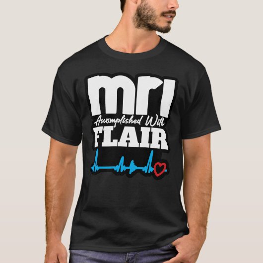 MRT mit FLAIR T-Shirt (Vorderseite)