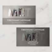 MRT-Röntgenklinik und MRT-Medizinzentrum Visitenkarte (Vorne/Hinten)