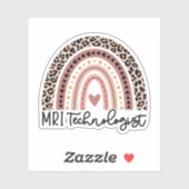 MRT Technologe, MRI Tech Gift, Geschenk für MRT Te Aufkleber (Blatt)