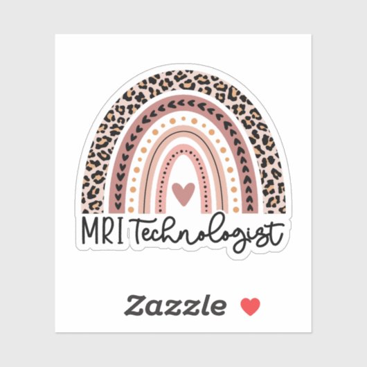 MRT Technologe, MRI Tech Gift, Geschenk für MRT Te Aufkleber (Blatt)
