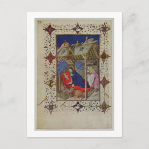 MS 11060-11061 Stunden Notre Dame: Prime, The Bir Postkarte