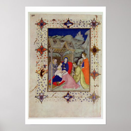 MS 11060-11061 Stunden Notre-Dame: Sexte, Adorati Poster (Vorne)