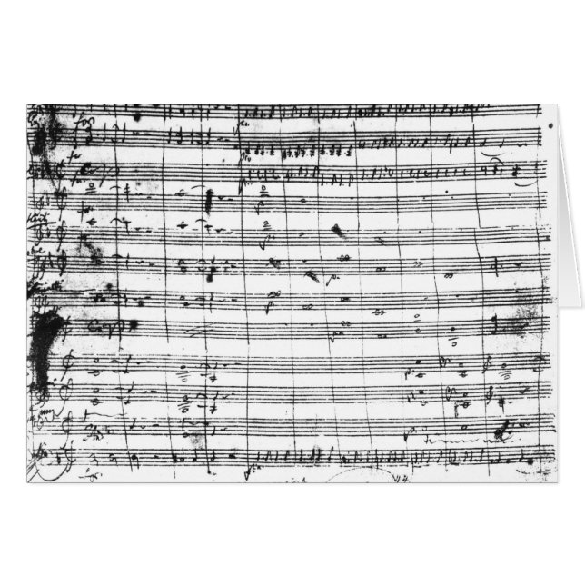Ms.1548 Ouverture der Oper 'Don Giovanni (Vorderseite (Horizontal))
