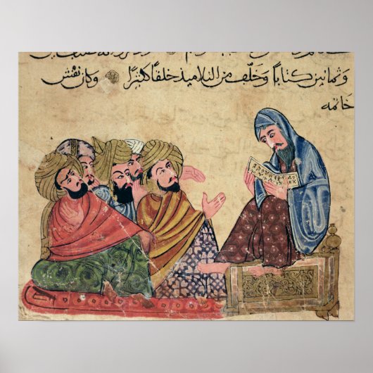 MS Ahmed III 3206 Der Philosoph Poster (Vorne)