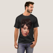 Ms Anita Baker low poly 2d Art Classic T-Shirt (Vorne ganz)