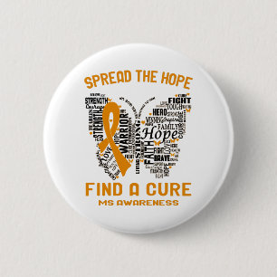 MS Awareness Montag Ribbon Geschenke Button