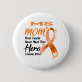 MS Awareness Montag Ribbon Geschenke Button (Vorderseite)