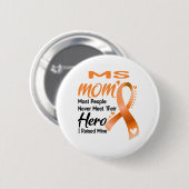 MS Awareness Montag Ribbon Geschenke Button (Vorne & Hinten)