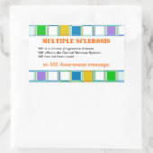 MS Awareness Stickers for Multiple Sklerose (Tasche)