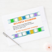 MS Awareness Stickers for Multiple Sklerose (Umschlag)