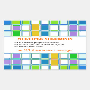 MS Awareness Stickers for Multiple Sklerose