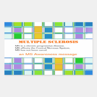 MS Awareness Stickers for Multiple Sklerose