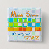 MS Awareness Team Button ~ Benutzerdefinierte Scha (Vorderseite)