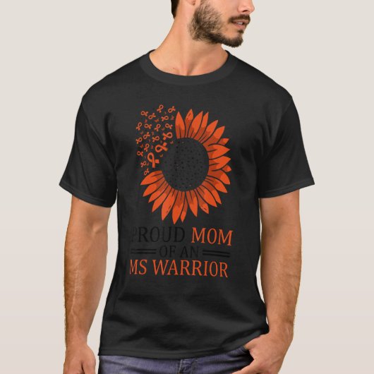 MS-Bewusstsein Stolz Mutter Von Einem Multiple Skl T-Shirt (Vorderseite)