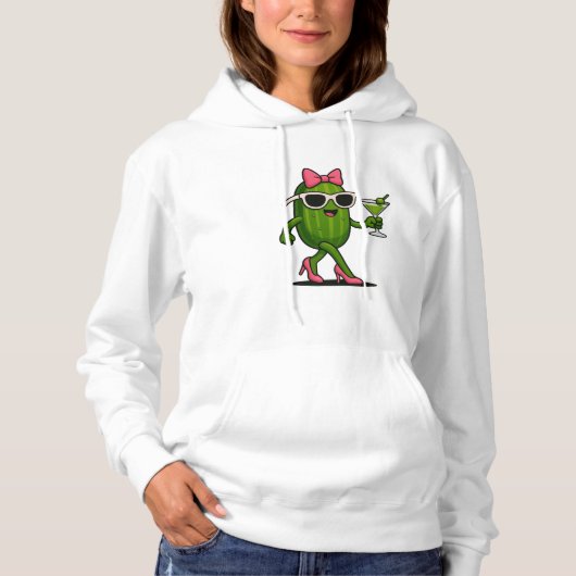 Ms. Cucumber Chic Hoodie (Vorderseite)