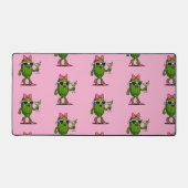 Ms. Cucumber Chic Schreibtischunterlage (Vorderseite)