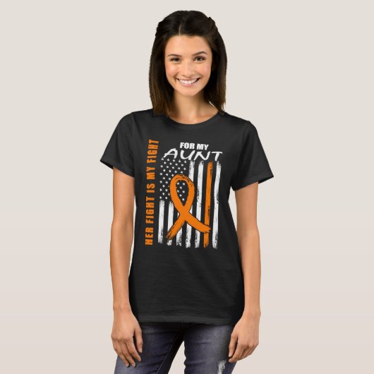 MS Family Fight Aunt Multiple Sclerosis American F T-Shirt (Vorne ganz)
