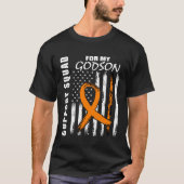 MS Godson Multiple Sclerosis Awareness Flag Godpar T-Shirt (Vorderseite)