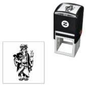 Ms Hippie Santa Permastempel (Beispiel)