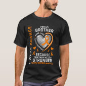 MS Ich trage Orange für meine BrustMultiple Sklero T-Shirt (Vorderseite)