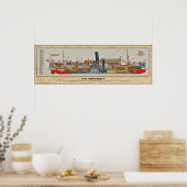 MS Indrapoera Cutaway - Inboard Profil Poster (Küche)