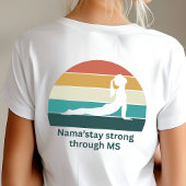 MS Krieger, Multipler Sklerose, Yogafreund Geschen Tri-Blend Shirt