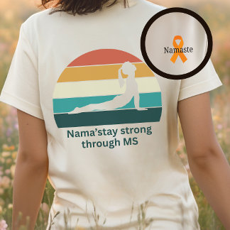 MS Krieger, Multipler Sklerose, Yogafreund Geschen Tri-Blend Shirt