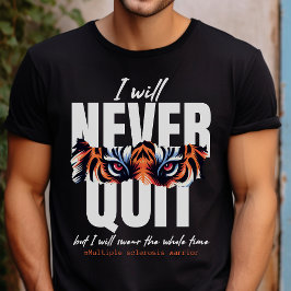 MS Krieger-Unterstützung Geschenk, geben Sie niema T-Shirt