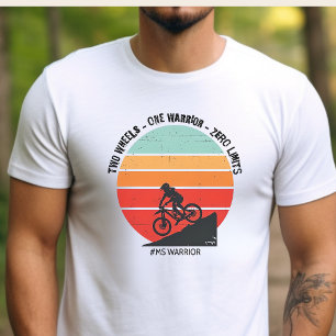 MS-Kriegerin, Geschenk für Multipler Sklerose-Radf T-Shirt