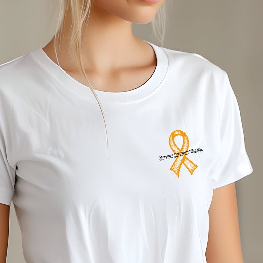 MS-Kriegerin, Geschenk für Multipler Sklerose-Radf Tri-Blend Shirt