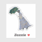 Ms Monet is Blown Away  Aufkleber (Blatt)